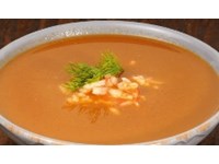 Bisque de homard et ses garnitures